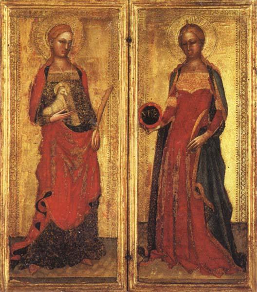 Andrea Bonaiuti St.Agnes and St.Domitilla China oil painting art